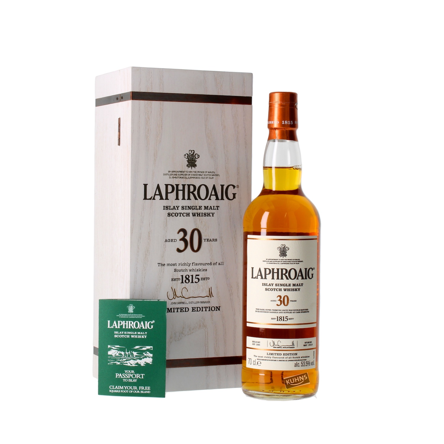 Laphroaig 30Jahre - bei Kuhns Trinkgenuss in Elsenfeld kaufen